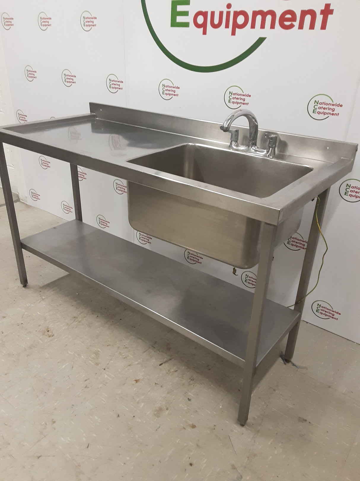 Stainless Steel Single Sink 150x65cm (NCE5127)