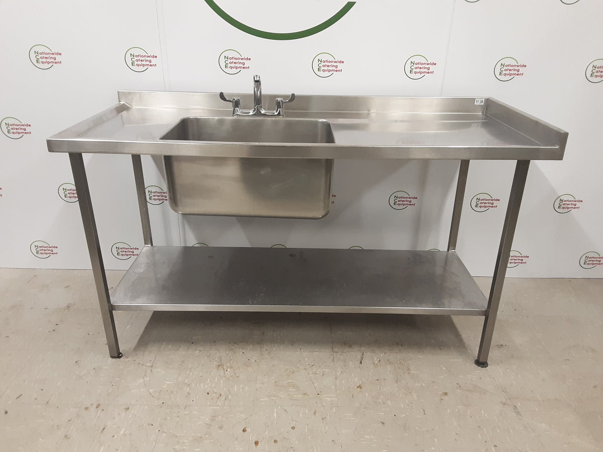 Stainless Steel Single Sink 165x70cm  (NCE5136)