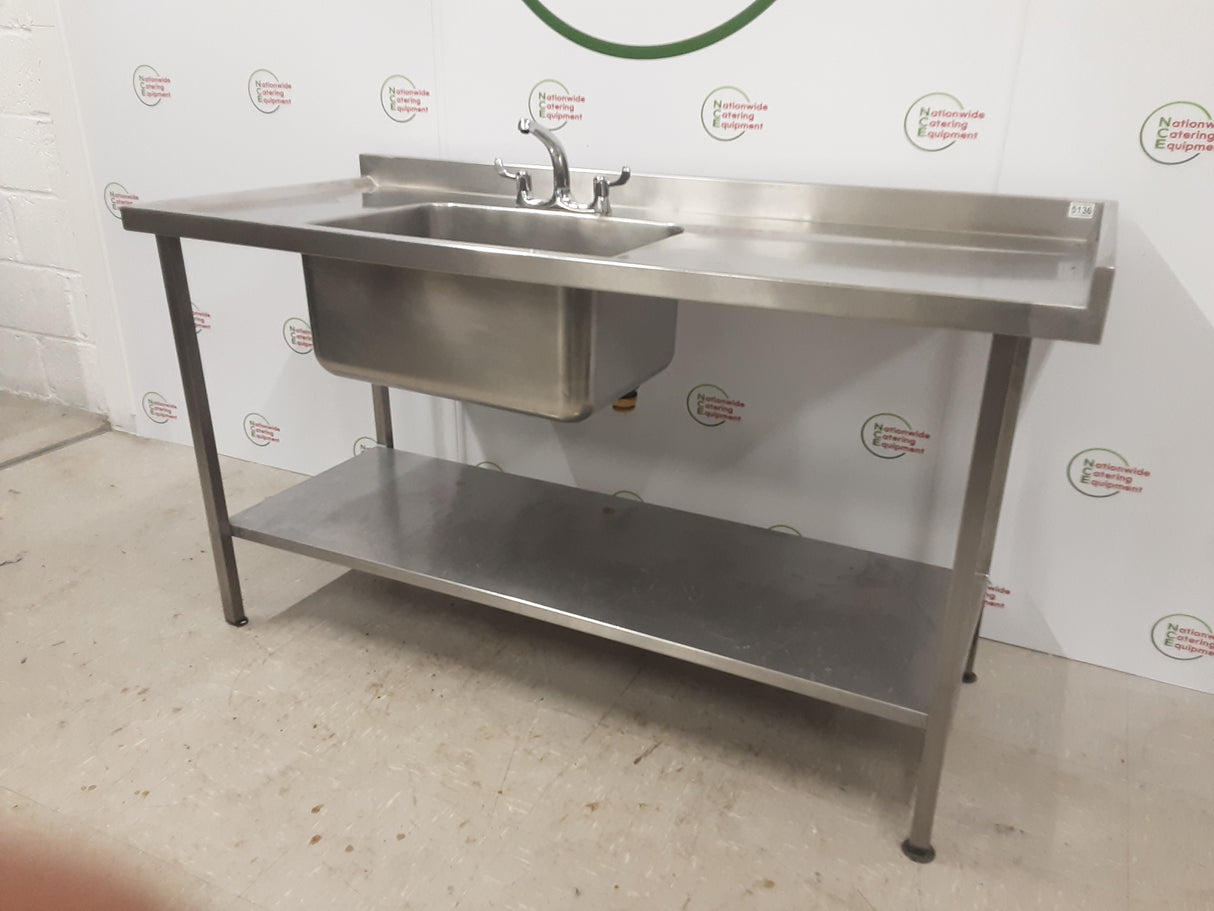 Stainless Steel Single Sink 165x70cm  (NCE5136)