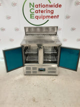 Polar Two Door Counter Fridge With Toppings Opening, Model-G604 (NCE5153)