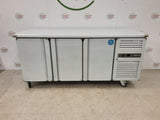 Hamoki Three Door Flat Counter Freezer, 180cm, Model- GN3100BT (NCE5258)