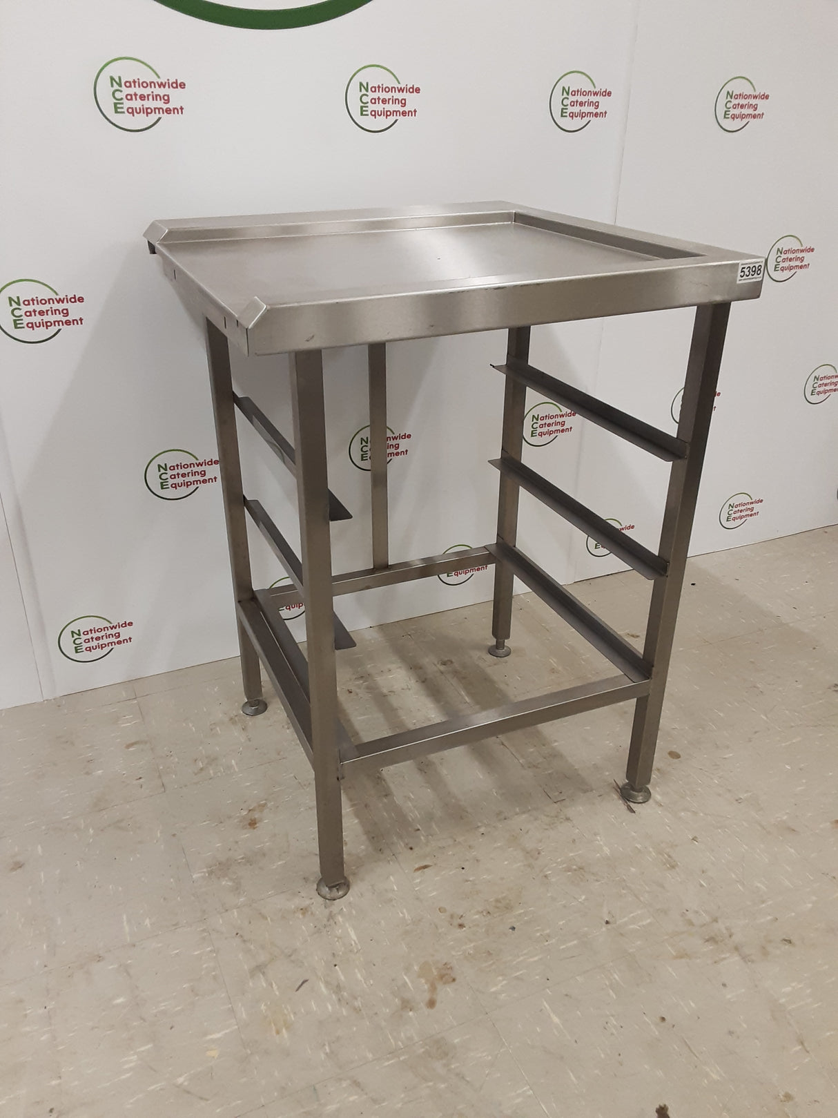 Stainless Steel Dishwasher Exit Table With Basket Racking (NCE5398)
