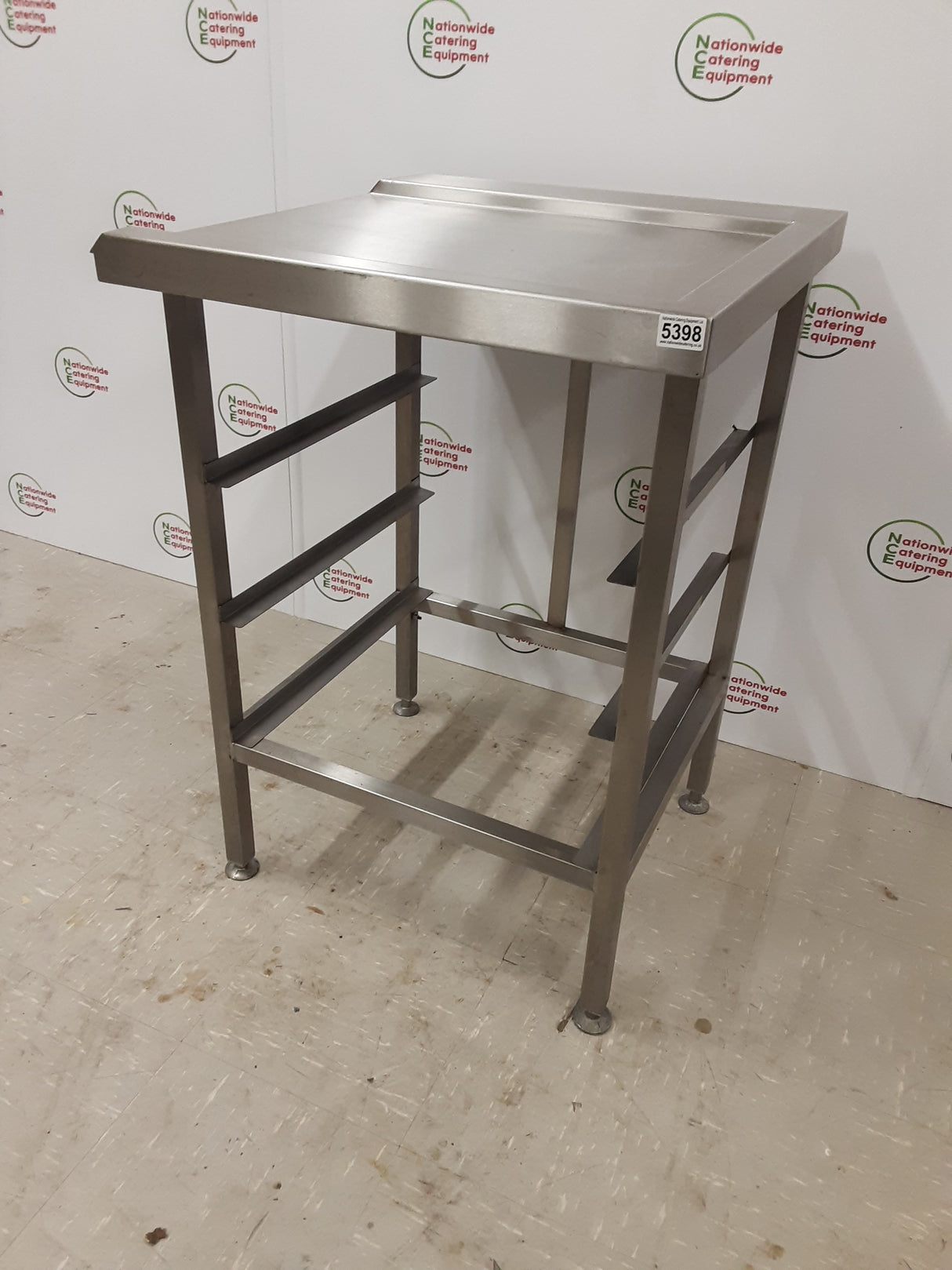 Stainless Steel Dishwasher Exit Table With Basket Racking (NCE5398)