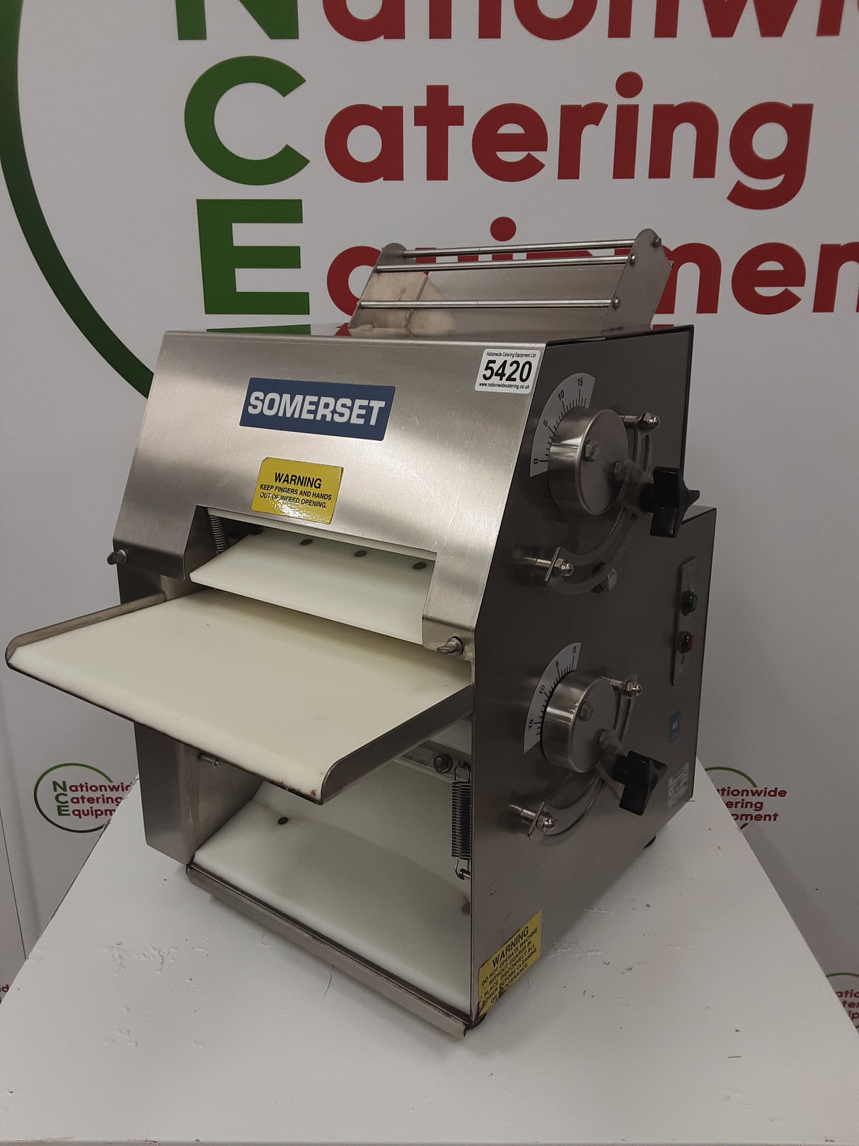 Somerset 11" Compact Front Operated Double Pass Dough Roller, Model-CDR-1100 (NCE5420)