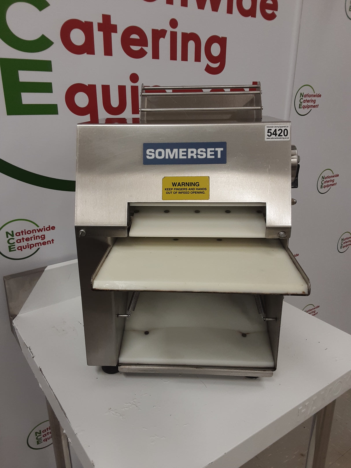 Somerset 11" Compact Front Operated Double Pass Dough Roller, Model-CDR-1100 (NCE5420)