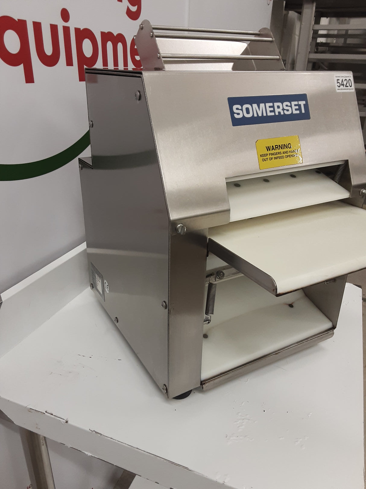Somerset 11" Compact Front Operated Double Pass Dough Roller, Model-CDR-1100 (NCE5420)