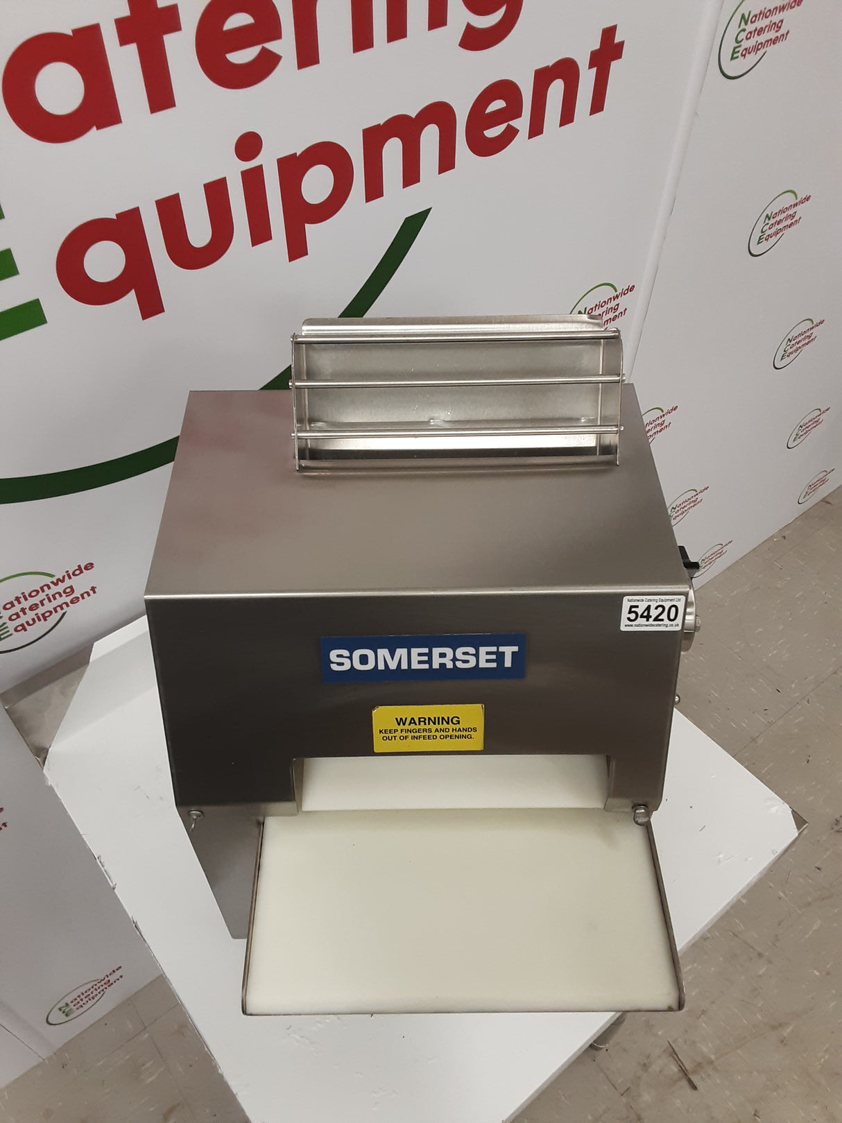 Somerset 11" Compact Front Operated Double Pass Dough Roller, Model-CDR-1100 (NCE5420)