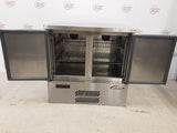 Williams Compact Two Door Flat Counter Fridge 87X74cm (NCE5485)