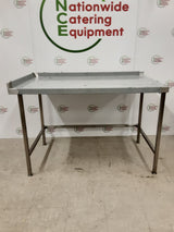 New/Un-Used Stainless Steel Table With Appliance Space 137x80cm (NCE5502)