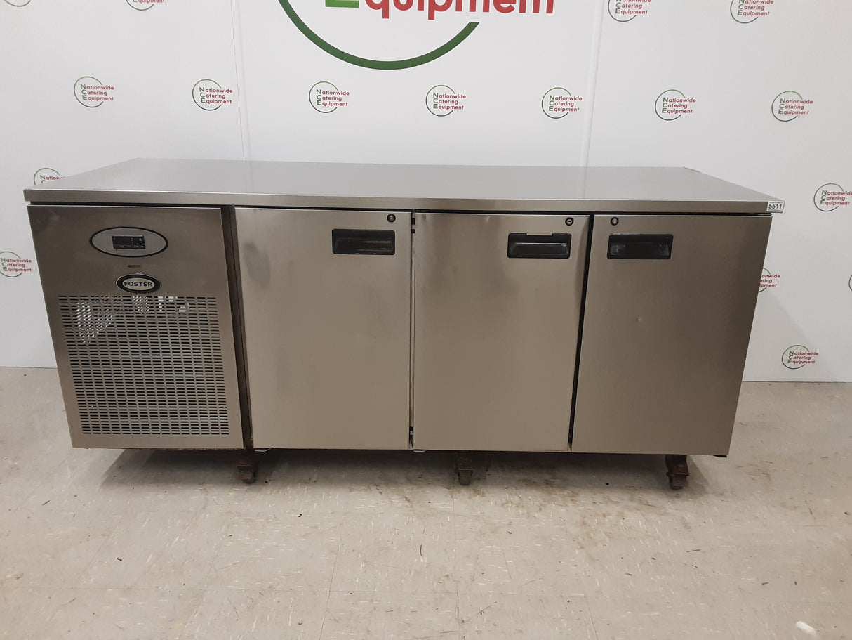 Foster Three Door Flat Counter Fridge, 187cm, Model- PRO1/3H (NCE5511)