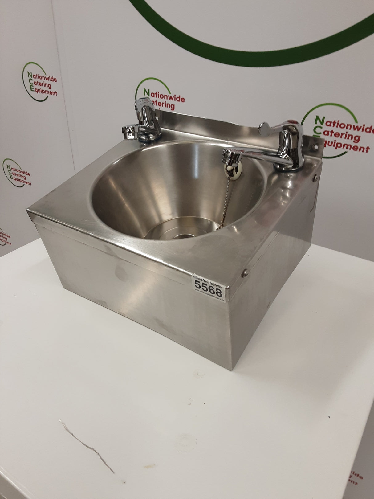 Stainless Steel Wash Hand Basin With New Lever Taps (NCE5568)
