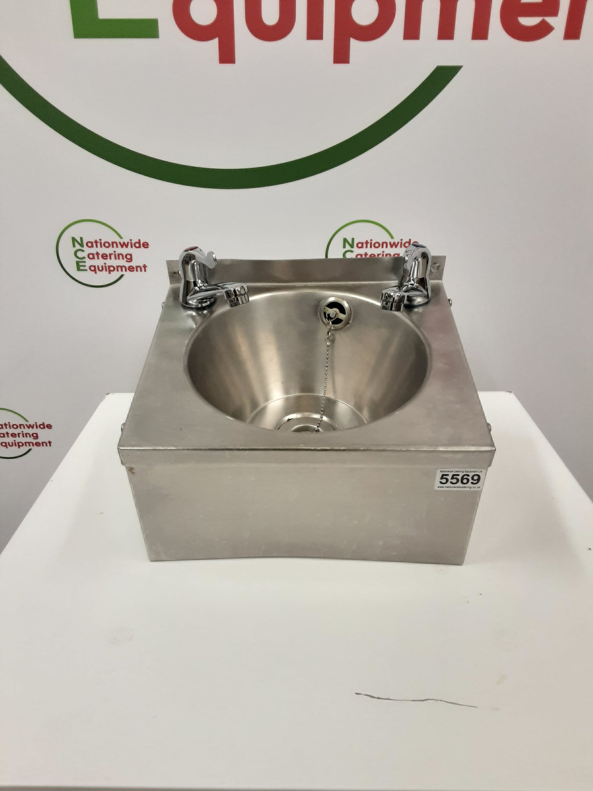 Stainless Steel Wash Hand Basin With New Lever Taps (NCE5569)