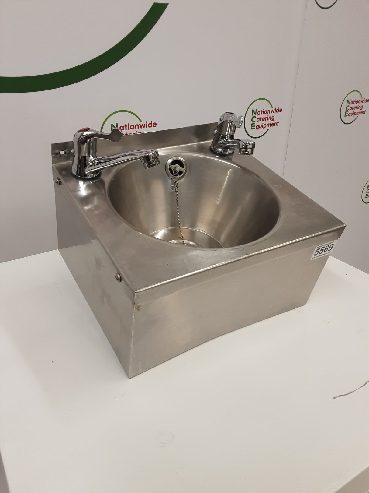 Stainless Steel Wash Hand Basin With New Lever Taps (NCE5569)