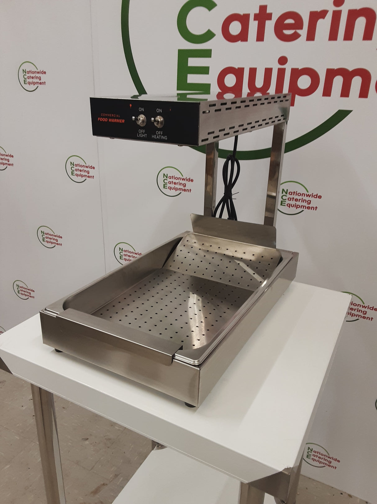 New Genesis Catering Equipment Tabletop 1/1GN Tabletop Chip Scuttle/Food Warmer, Model-HT-310 (NCE5349)