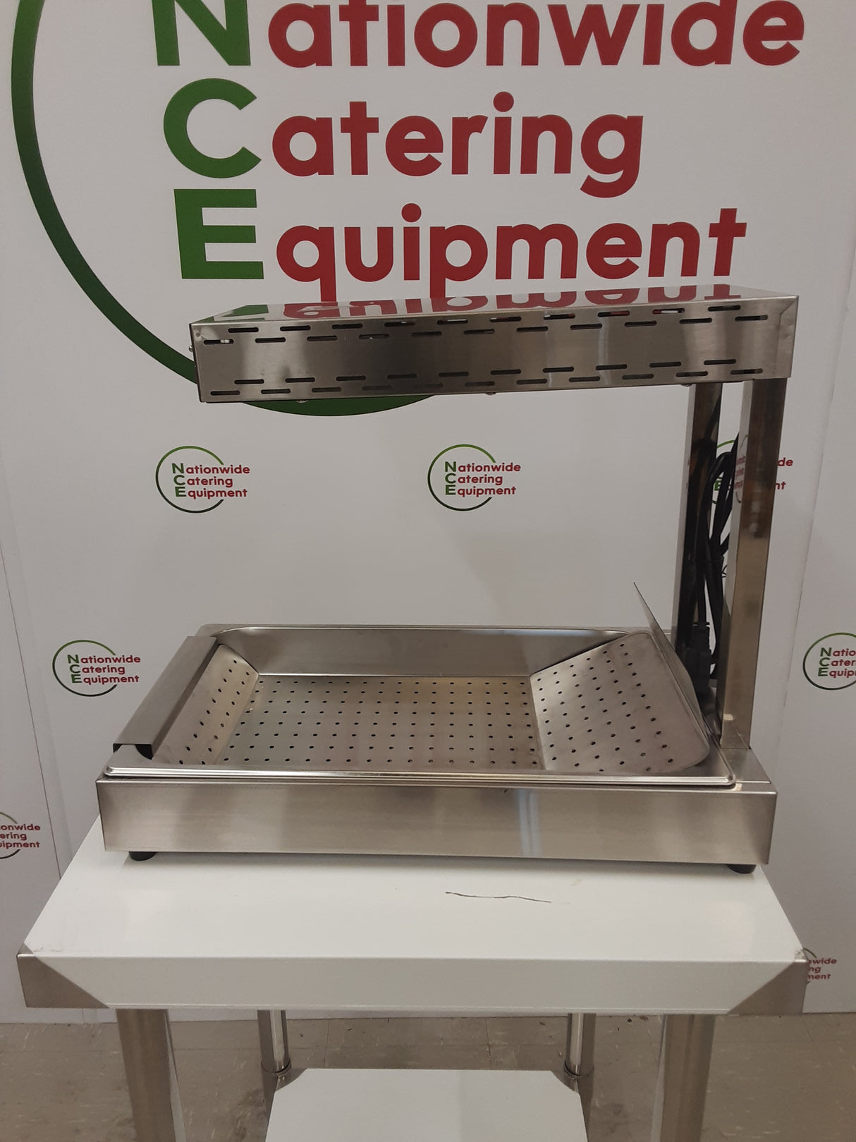 New Genesis Catering Equipment Tabletop 1/1GN Tabletop Chip Scuttle/Food Warmer, Model-HT-310 (NCE5349)
