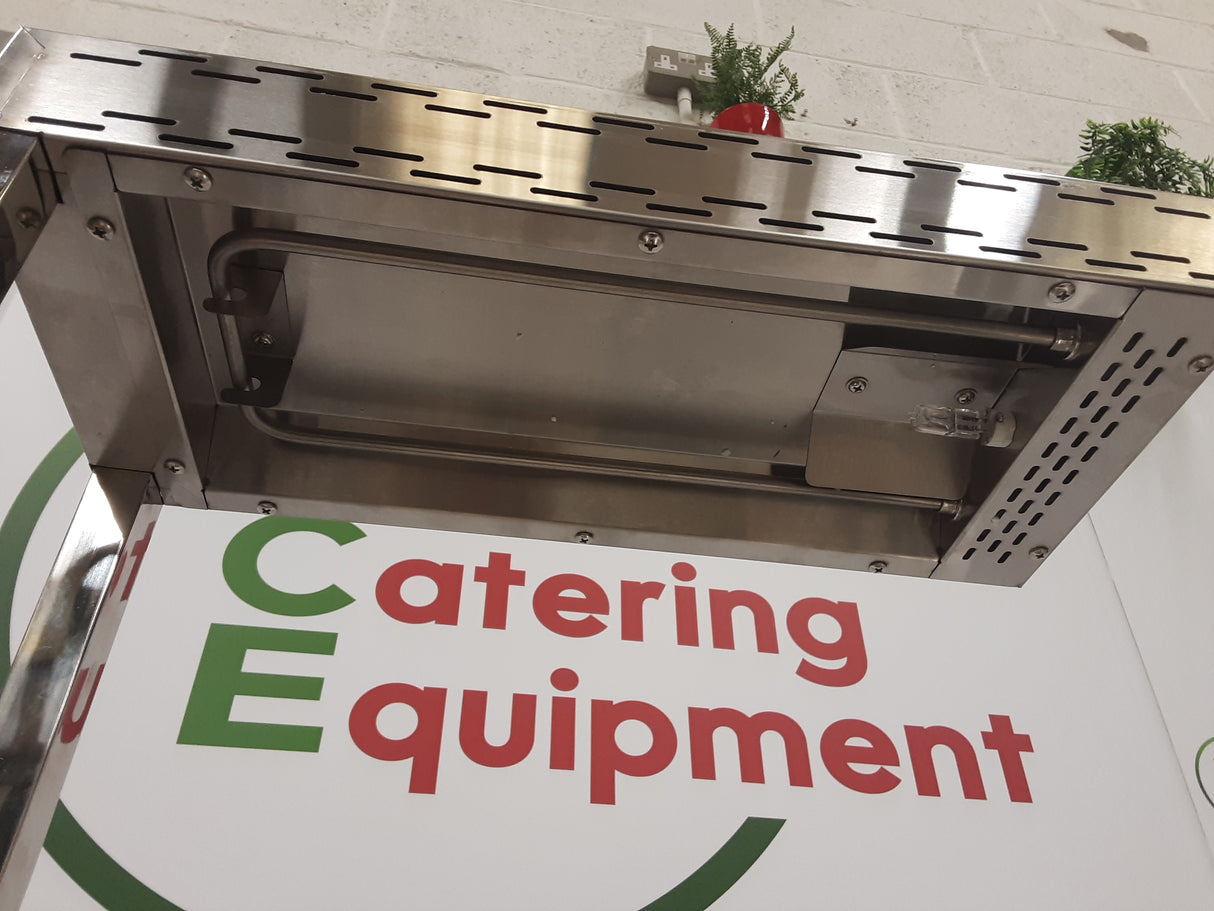 New Genesis Catering Equipment Tabletop 1/1GN Tabletop Chip Scuttle/Food Warmer, Model-HT-310 (NCE5349)
