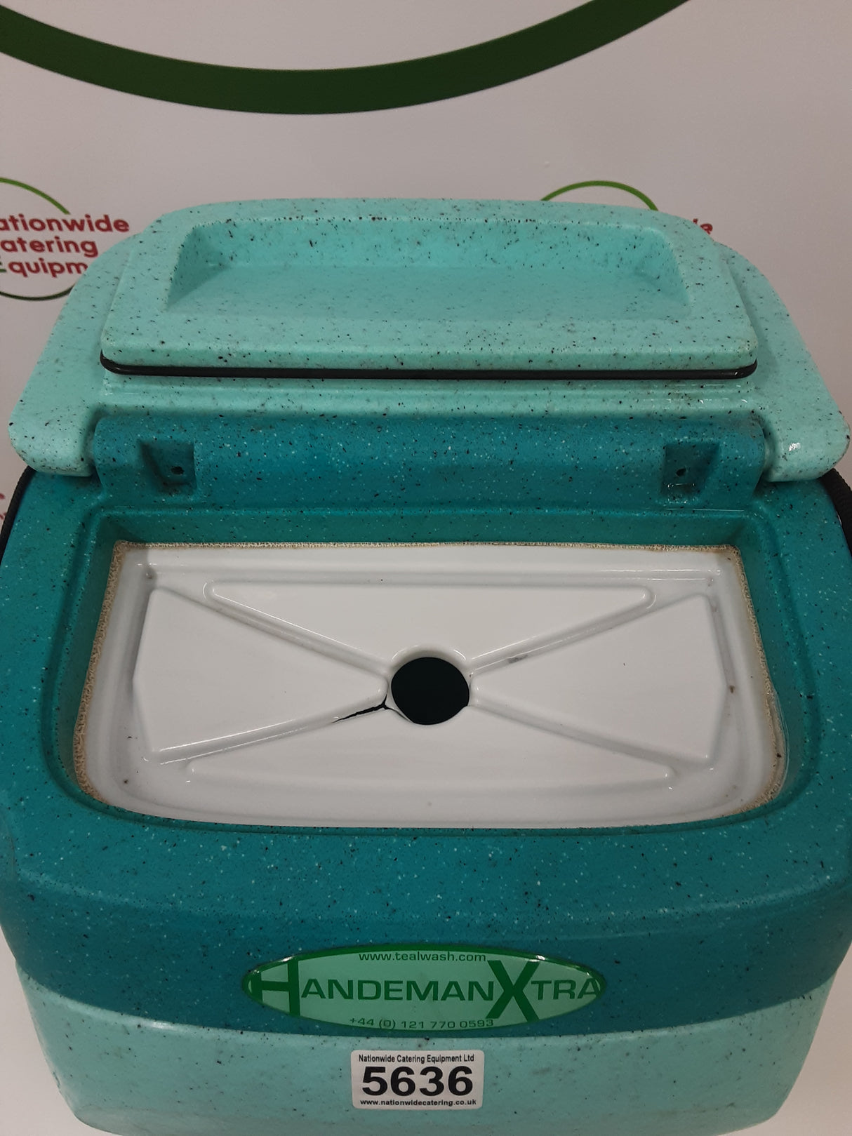 Teal Handeman Xtra Heated Mobile Hand-Wash Basin, 13amp (NCE5636)