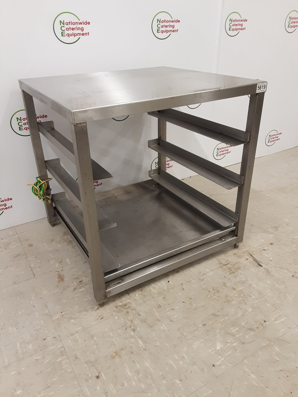 Stainless Steel Dishwasher Stand With 50cm Basket Racking (NCE5619)