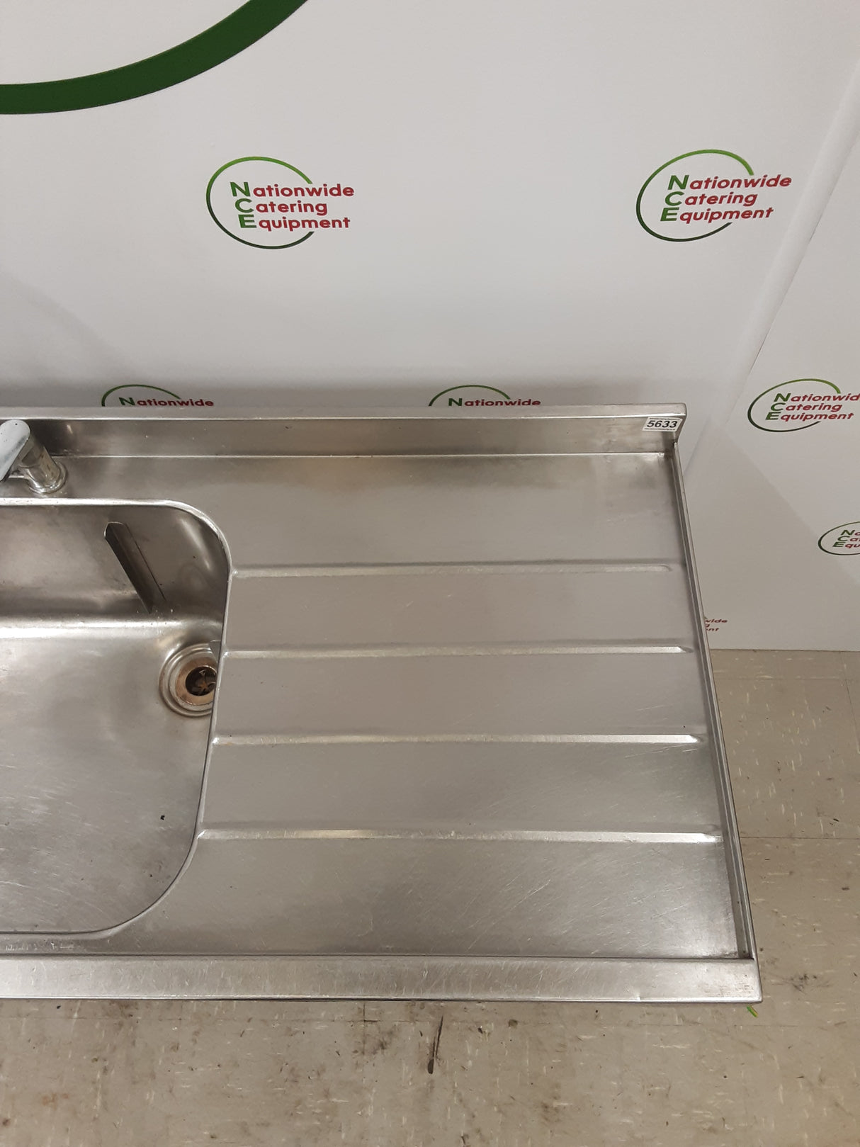 CLEARANCE Stainless Steel Single Sink, 120x60cm (NCE5633)