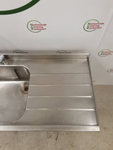 CLEARANCE Stainless Steel Single Sink, 120x60cm (NCE5633)