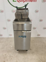 Elite Single Tabletop Double Basket Fryer - Natural Gas (NCE5658)