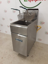 Elite Single Tabletop Double Basket Fryer - Natural Gas (NCE5658)