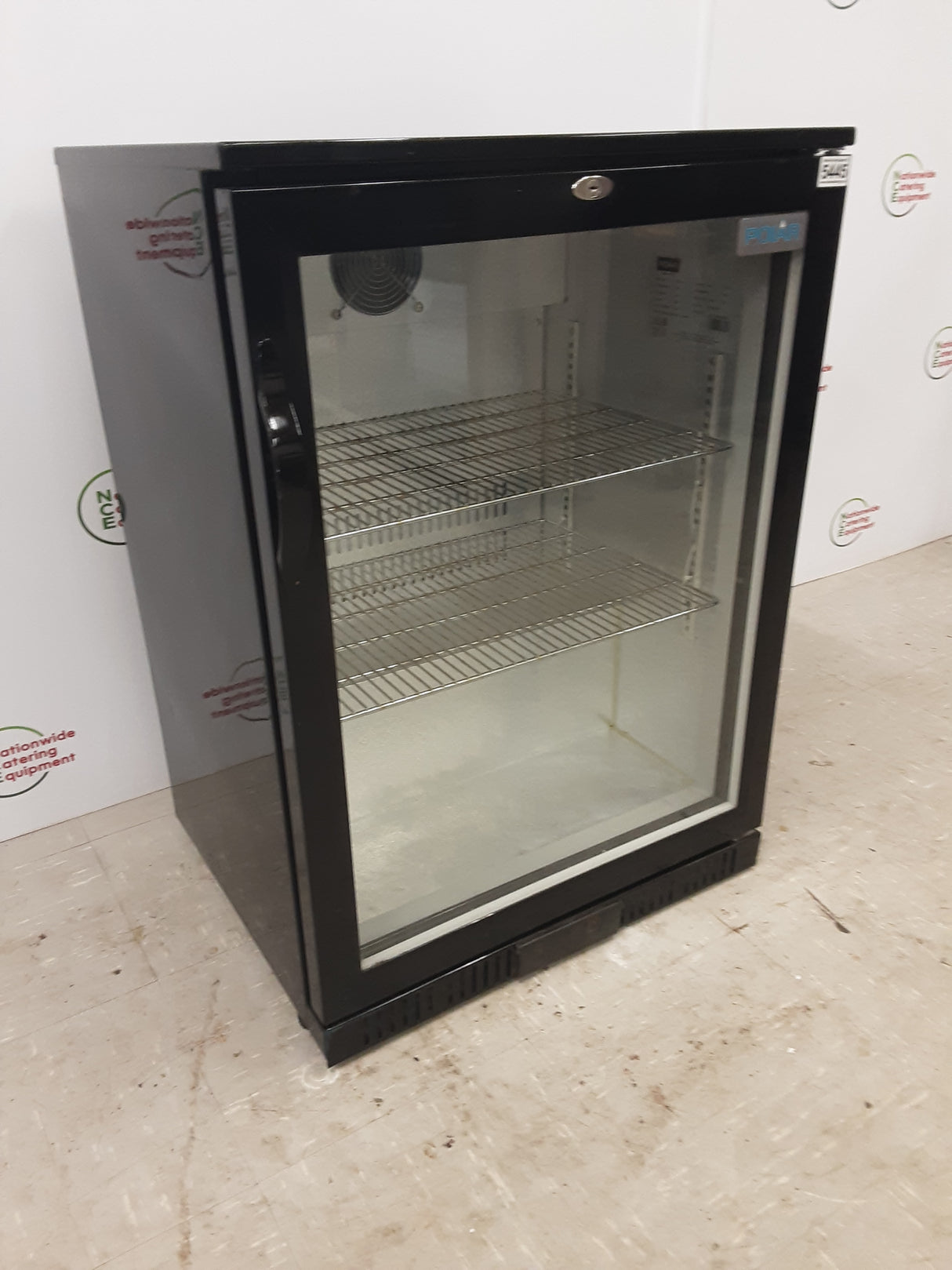 Polar Black One Door Undercounter Bottle Cooler, Model- GL011 (NCE5445)