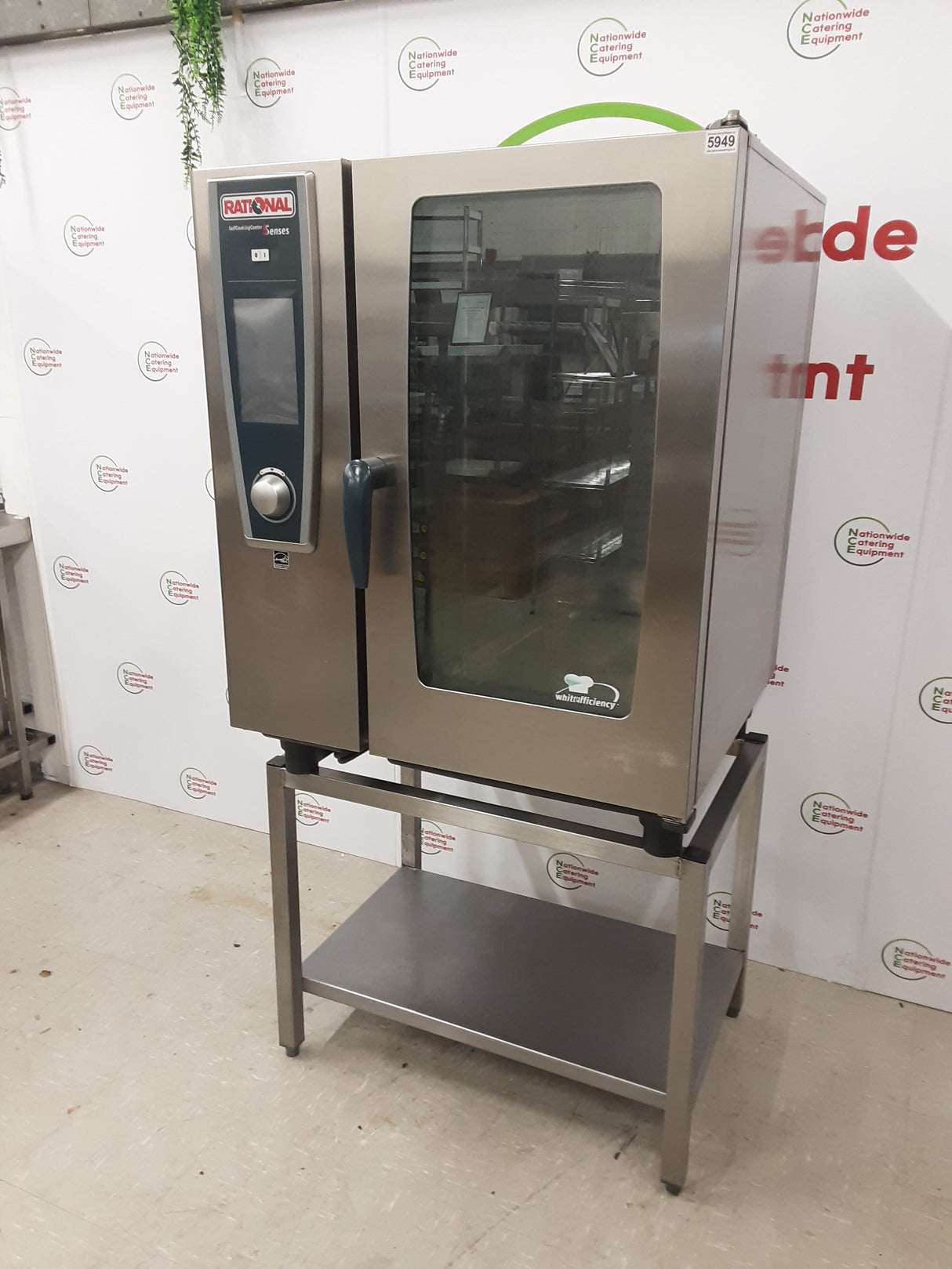 Rational 10 Grid Five Senses SCC WE Electric Combi Oven On Stand (NCE5949)