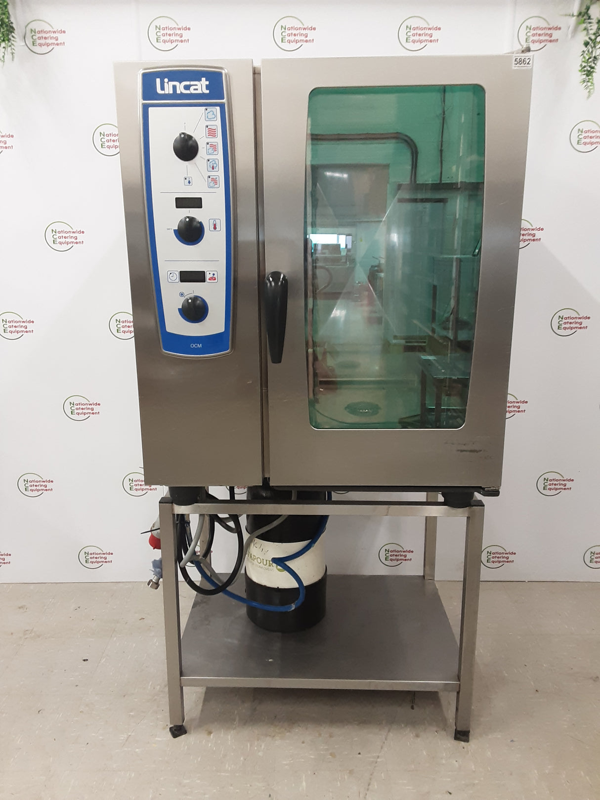 Lincat Badged Rational Electric Combimaster 10 Grid Combi Oven On Stand (NCE5862)