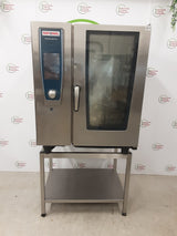 Rational SCC White Efficiency 10 Grid Electric Combi Oven On Stand (NCE5976)