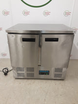 Polar 90cm Two Door Flat Counter Fridge, Model- U636 (NCE5967)