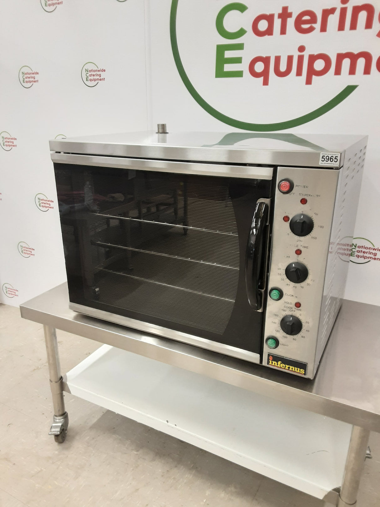 Infernus Tabletop Electric (13amp) Convection Oven, Model-YSD-1A (NCE5965)