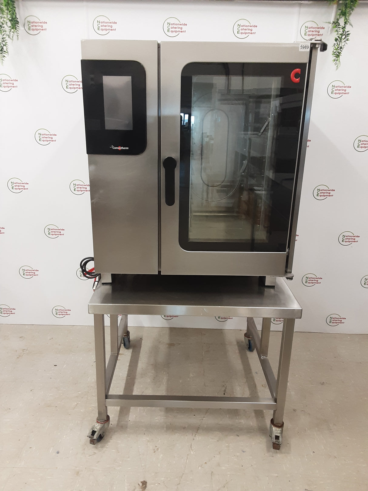 Convotherm 10 Grid Natural Gas Combi Oven On Stand/Trolley. Model- C4eT10.10 (NCE5989)