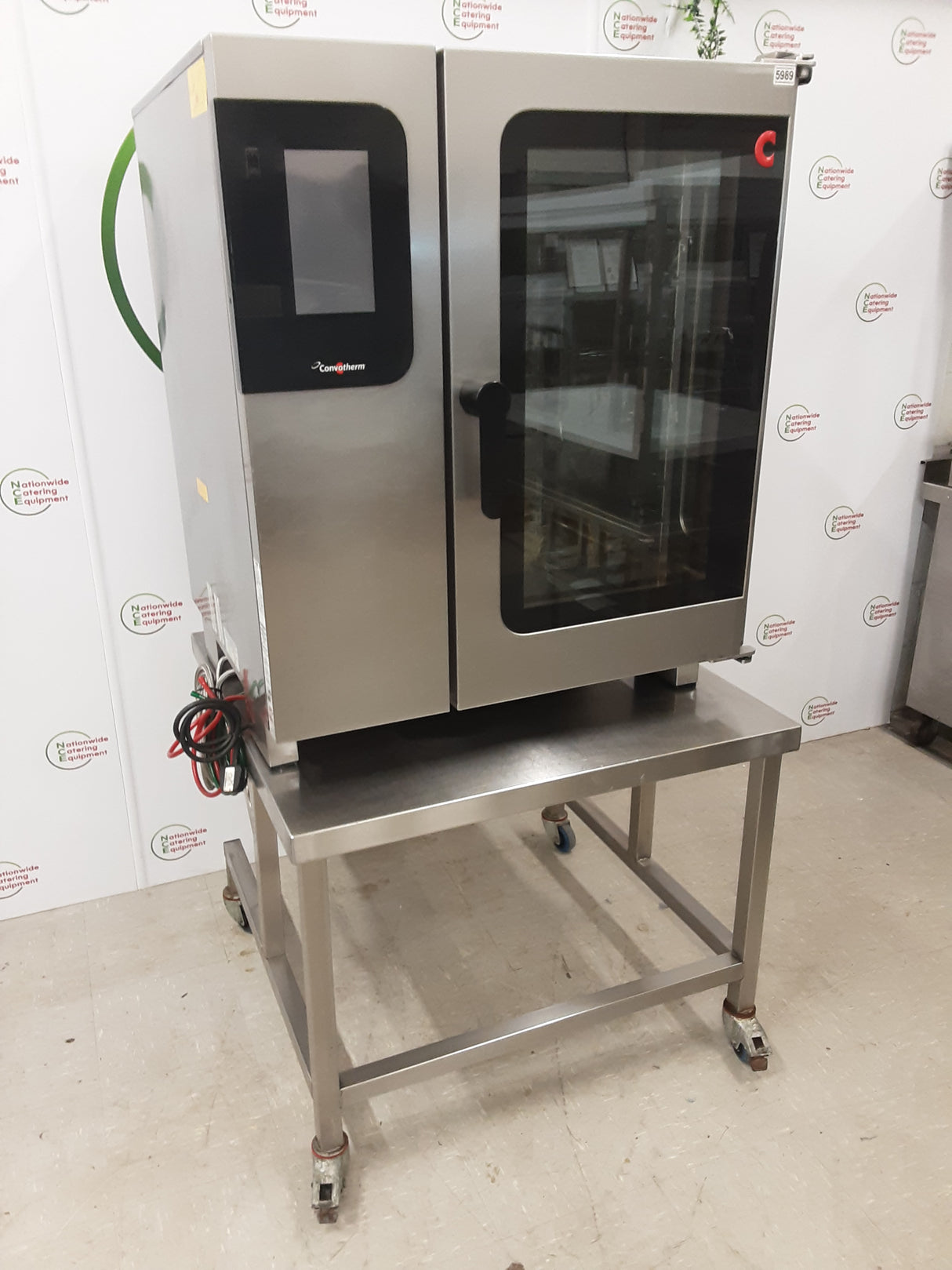 Convotherm 10 Grid Natural Gas Combi Oven On Stand/Trolley. Model- C4eT10.10 (NCE5989)