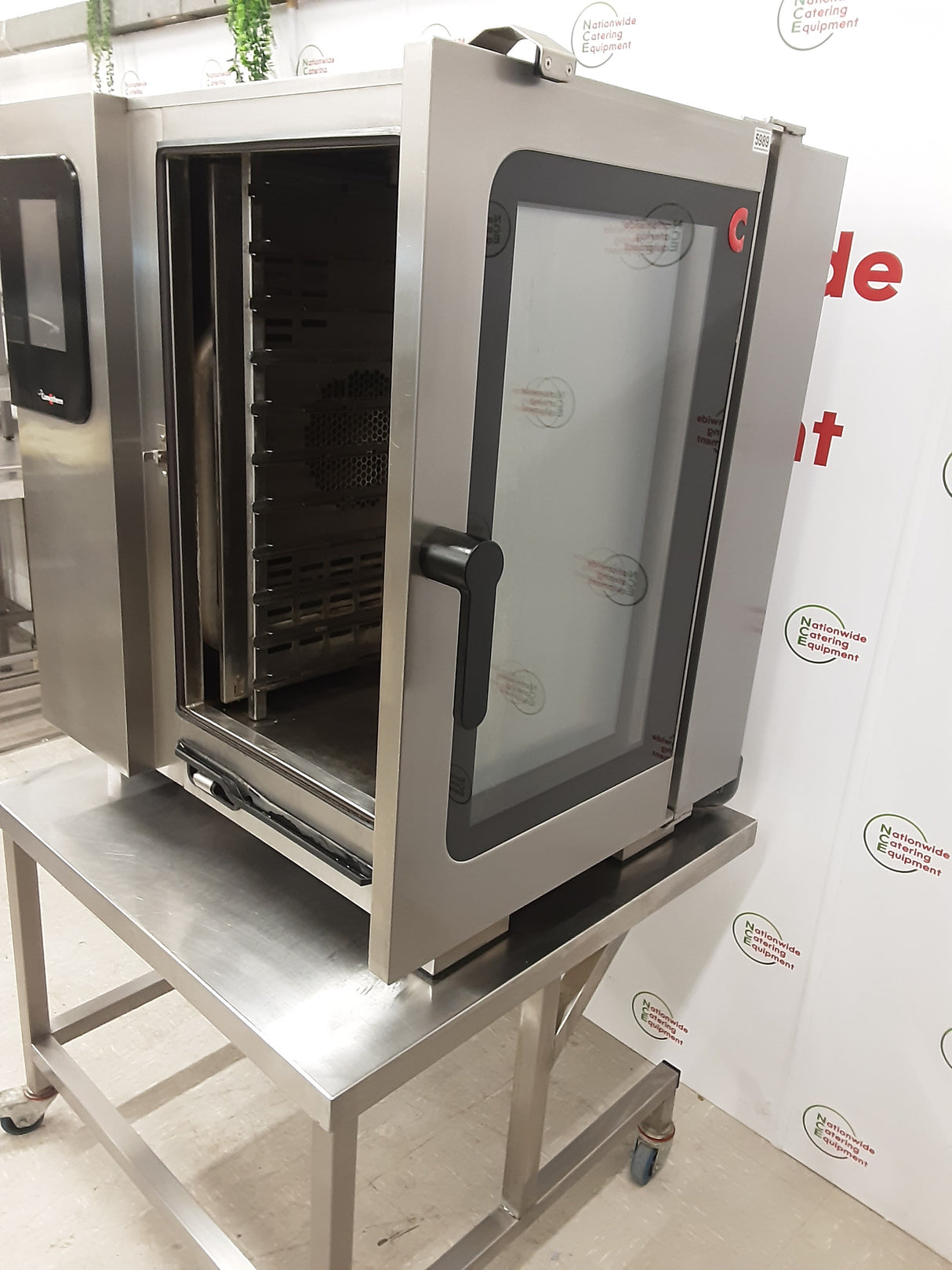 Convotherm 10 Grid Natural Gas Combi Oven On Stand/Trolley. Model- C4eT10.10 (NCE5989)