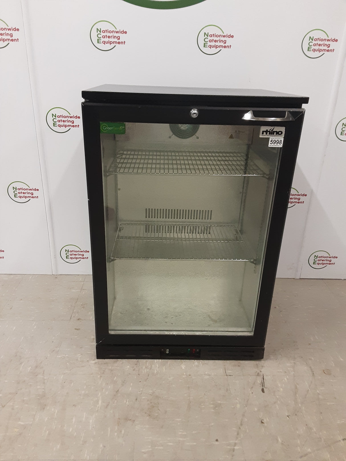 Rhino Single Door Bottle Cooler, Model- MILAN600H (NCE5998)