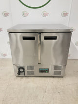 Polar Two Door Compact Flat Counter Fridge, 90cm, Model- U636 (NCE5996)