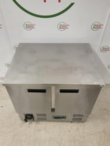 Polar Two Door Compact Flat Counter Fridge, 90cm, Model- U636 (NCE5996)