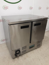Polar Two Door Compact Flat Counter Fridge, 90cm, Model- U636 (NCE5996)