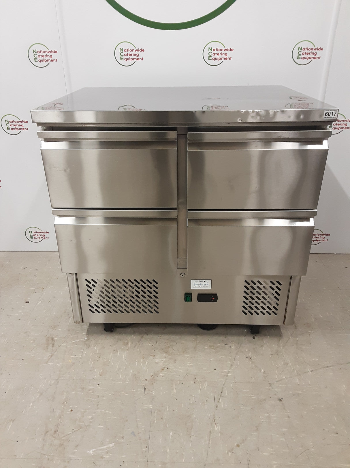 Ice-A-Cool Four Drawer Counter Fridge, 90X70cm, Model- ICE3820GR (NCE6017)