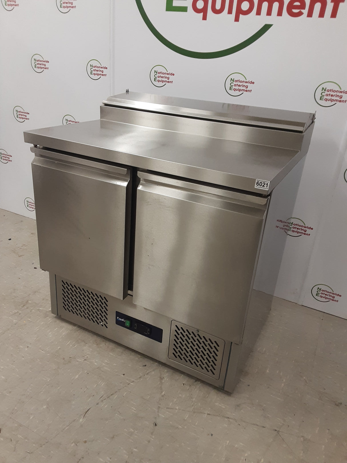 Prodis Two Door Counter Fridge With Topping Opening, 90cm, EC-2PREP (NCE6021)