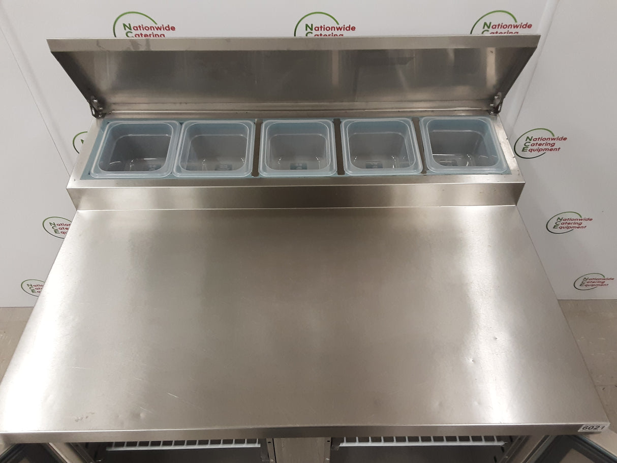 Prodis Two Door Counter Fridge With Topping Opening, 90cm, EC-2PREP (NCE6021)