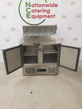 Prodis Two Door Counter Fridge With Topping Opening, 90cm, EC-2PREP (NCE6021)