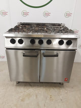 Falcon Six Burner Stove And Oven, Natural Gas, Model- G2102 (NCE6018)