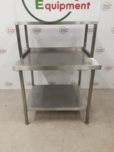Stainless Steel Table With Over Table Shelf Attached (NCE6043)