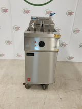 Falcon Electric Pumped Filtration Single Tank/Double Basket Fryer, Model- E401F (NCE2243)