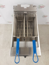 Falcon Electric Pumped Filtration Single Tank/Double Basket Fryer, Model- E401F (NCE2243)