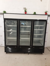 Interlevin Low Energy Three Door Upright Display Fridge, Model- LGC7500 (NCE6049)