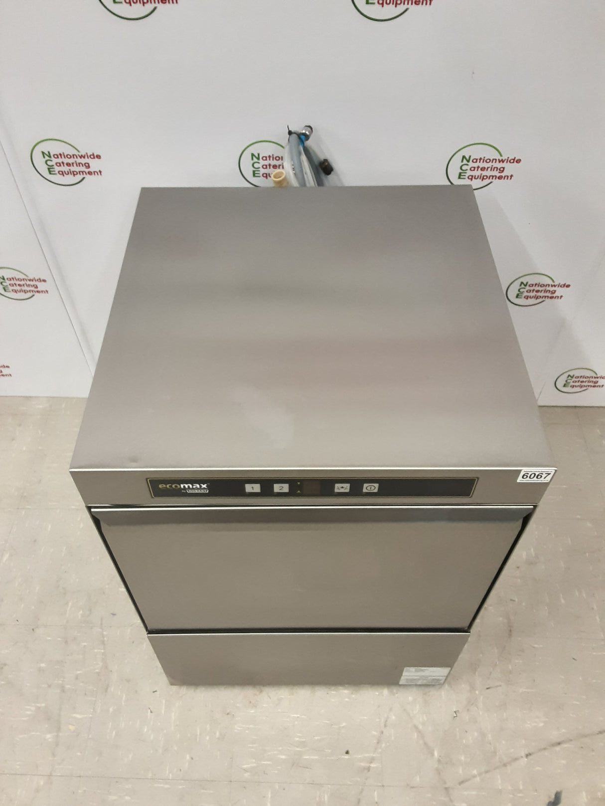 Hobart Ecomax Undercounter Dishwasher - Single Phase, Model-ECO-F504SW-20B (NCE6067)