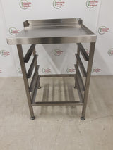 Stainless Steel Exit Table With Racking 65x75cm (NCE6089)